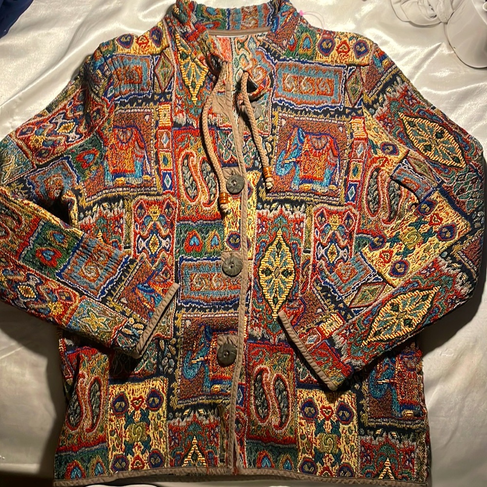🐘Boho Tapestry Jacket🐘